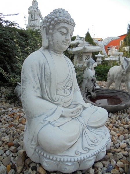 Buddha, Skulptur, Steinfigur, Gartenfigur