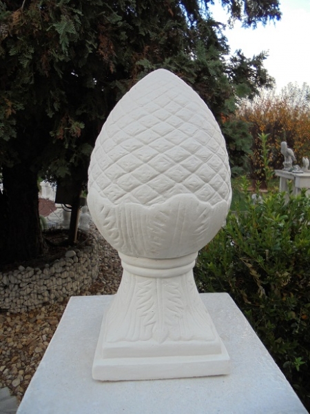 Pinienzapfen, Pfeilerschmuck, Obelisk, Pfeilerkappe, Gartendekoration