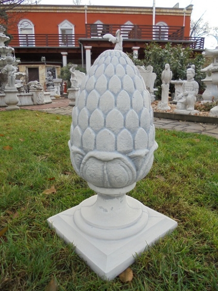 Pinienzapfen, Pfeilerschmuck, Obelisk, Pfeilerkappe, Gartendekoration