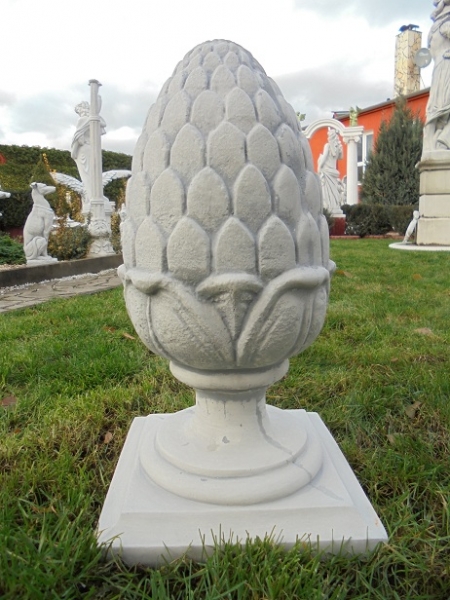 Pinienzapfen, Pfeilerschmuck, Obelisk, Pfeilerkappe, Gartendekoration