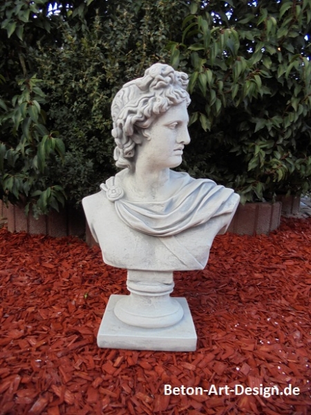 Büste, Skulptur, Steinfigur, Gartendekoration