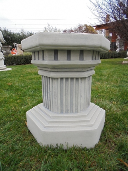 Säule, Betonsäule, Steinsäule, Gartensäule, Kapitel, Basis