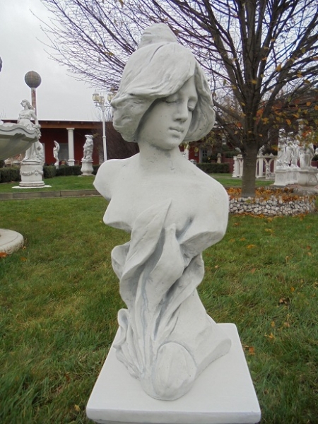 Büste, Skulptur, Steinfigur, Gartendekoration