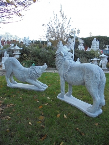 Steinfiguren Set, Gartenfiguren, Skulpturen, Statuen