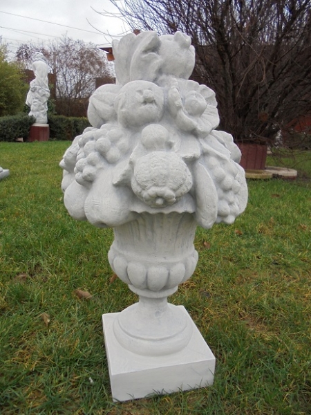 Pfeilerschmuck, Schmuckamphore, Vase, Pfeilerabdeckung, Park & Gartendekoration, Amphore