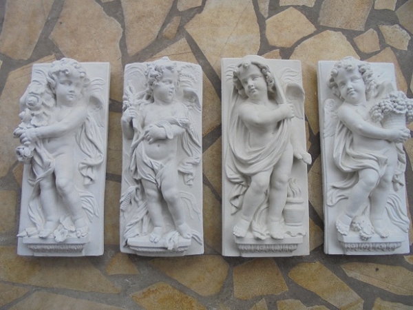 Fassadenstuck, Relief, Steinfiguren, Skulpturen