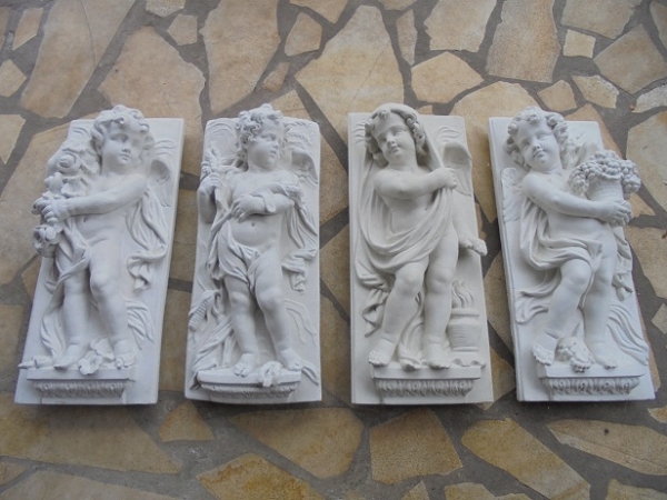 Fassadenstuck, Relief, Steinfiguren, Skulpturen