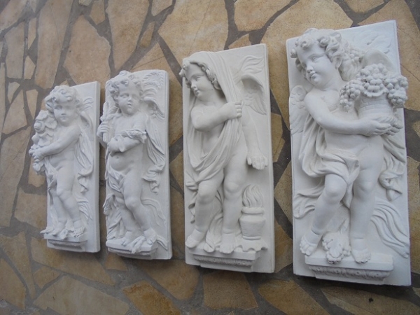 Fassadenstuck, Relief, Steinfiguren, Skulpturen