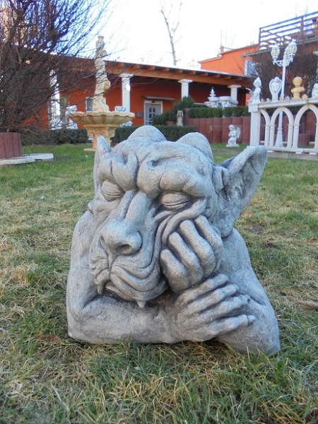 Gargoyle, Statuen, Steinfiguren, Skulpturen, Gartenfiguren