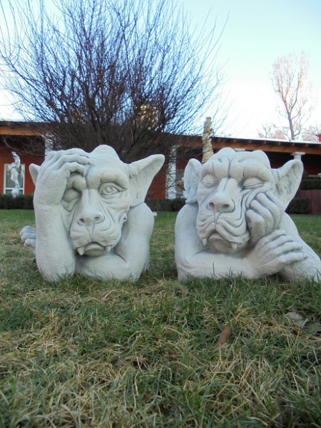Statue, Steinfigur, Skulptur, Gartendekoration