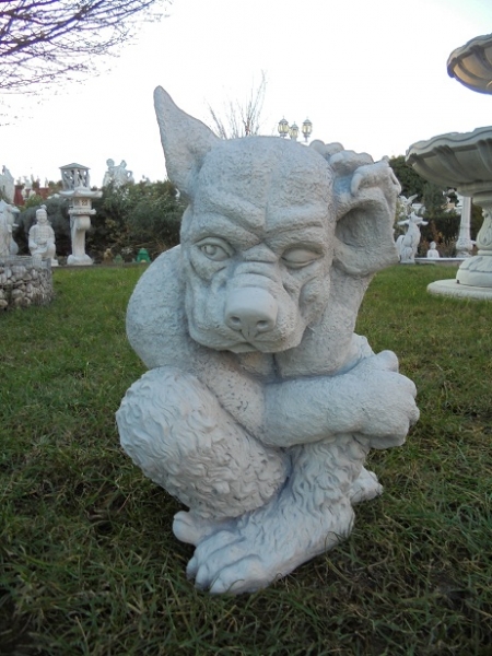 Gargoyle, Statuen, Steinfiguren, Skulpturen, Gartenfiguren