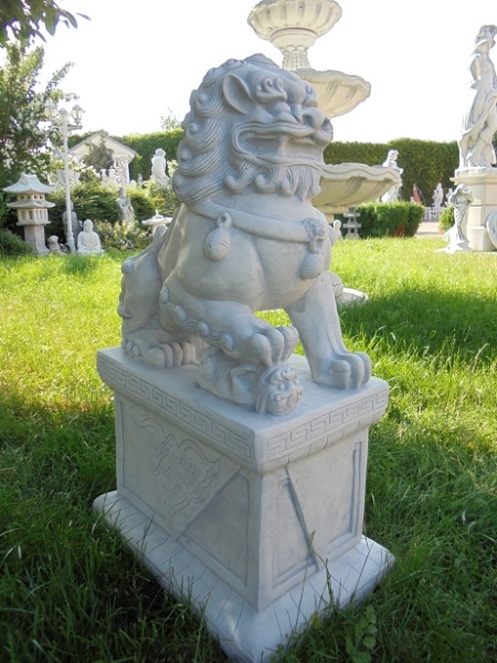 Fu Löwe, Statue, Steinfigur, Gartenfigur