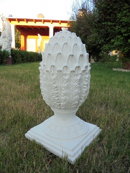 Pinienzapfen, Pfeilerschmuck, Obelisk, Pfeilerkappe, Gartendekoration