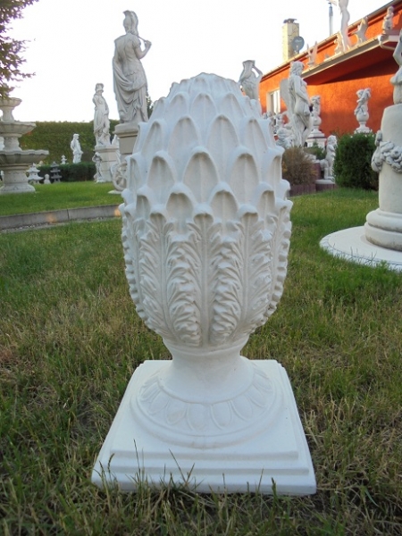 Pinienzapfen, Pfeilerschmuck, Obelisk, Pfeilerkappe, Gartendekoration