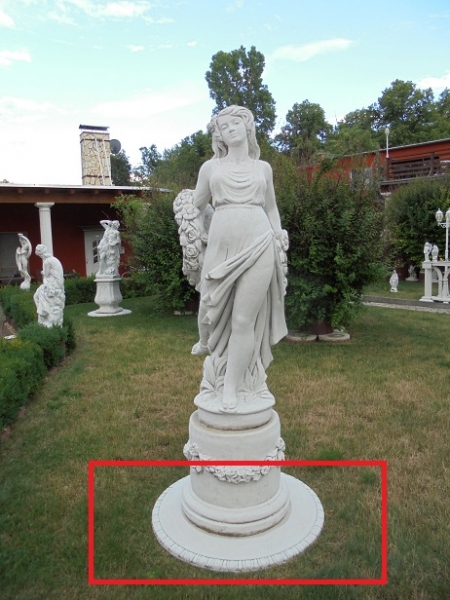 Tischplatte, Bodenplatte, Sockelplatte für Statuen
