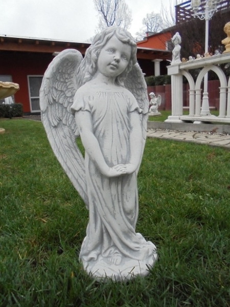 Engel, Steinfigur, Statue, Gartenfigur, Steinguss, Skulptur, Gartendekoration