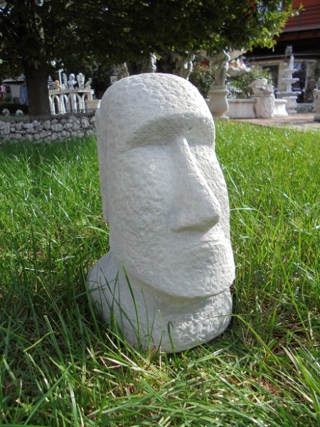 Moai Skulptur, Osterinsel Figur, Rapa Nui, Steinfigur, Park & Gartendekoration, Steinguss