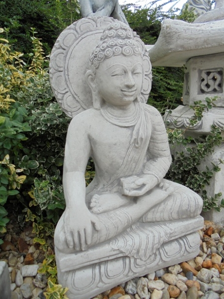 Buddha, Skulptur, Steinfigur, Gartenfigur