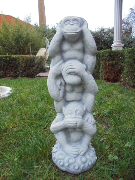 Drei Affen, Steinfigur