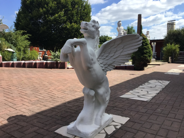Stein Skulptur, Betonfigur, Steinfiguren, Statue, Steinguss, Winterfest, Frostsicher