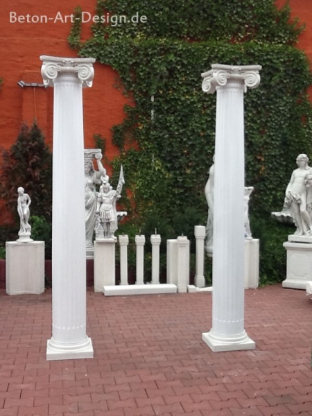 Säule, Betonsäule, Steinsäule, Gartensäule, Kapitel, Basis