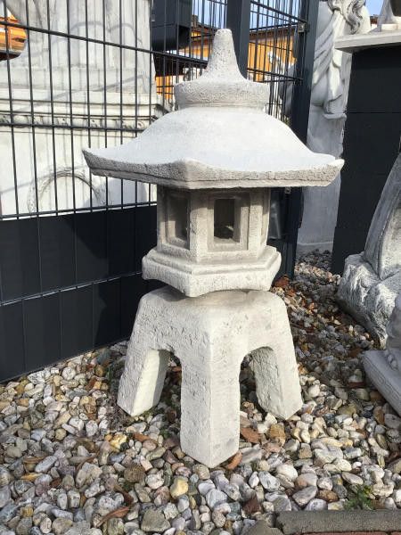 Steinlaterne, Japan Lampe, 80 cm, Feng Shui, Gartendekoration