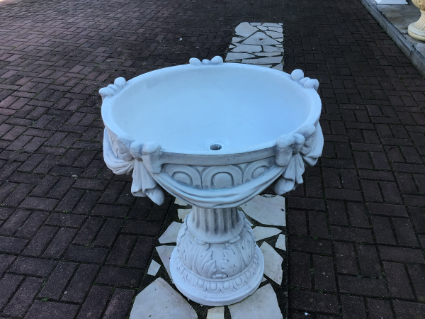 Blumenschale, Pflanzschale, Steinguss, Betonkübel, Frostsicher, Winterfest, Gartendekoration, Beton