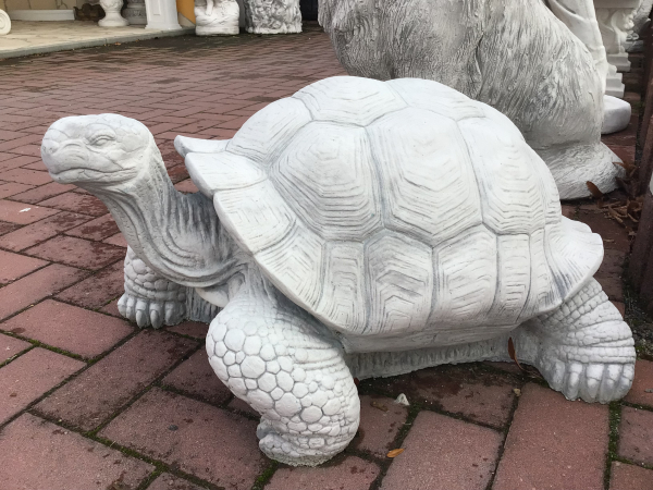 Steinfigur XXL Schildkröte, Steinguss, Statue, Gartenfigur 86 kg