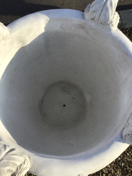 Blumenvase, Amphore, Steinkübel, frostsicher, Steinguss