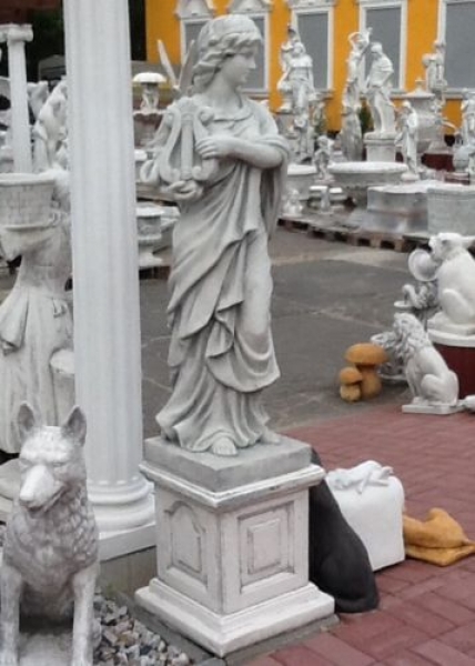 Steinfiguren Set, Gartenfiguren, Skulpturen, Statuen