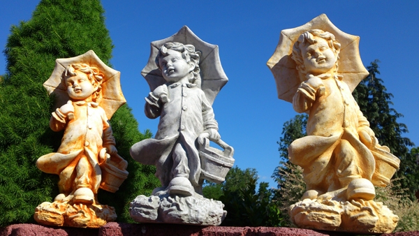 Gartenfiguren, Steinfiguren, Statuen, Skulpturen, Gartendekoration