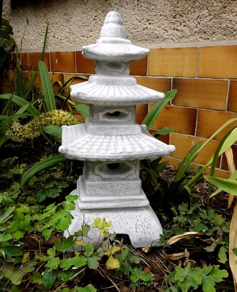 Steinlaterne, Japan Lampe, Feng Shui, Vogelhaus, Skulptur, Teehaus