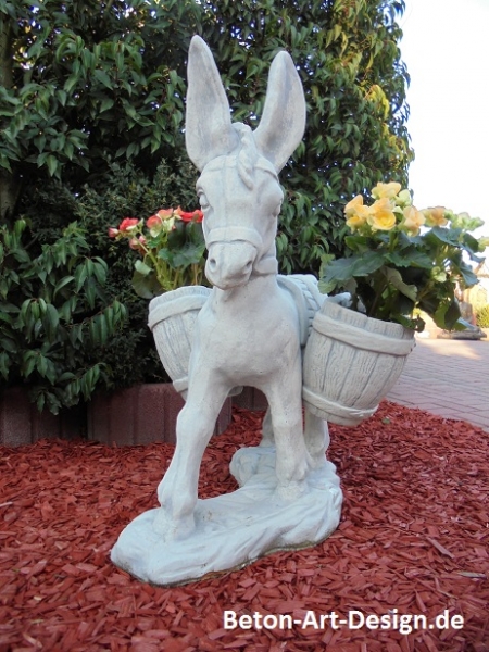 Esel, Steinfiguren, Gartenfiguren, Skulpturen, Statuen