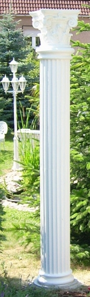 Säule, Betonsäule, Steinsäule, Gartensäule, Kapitel, Basis