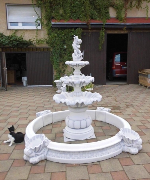 Springbrunnen, Gartenbrunnen, Steinbrunnen