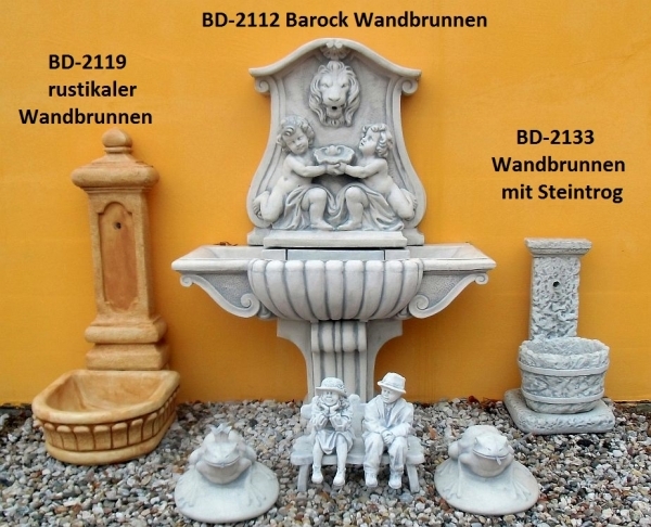 Steinbrunnen, Gartenbrunnen, Brunnen