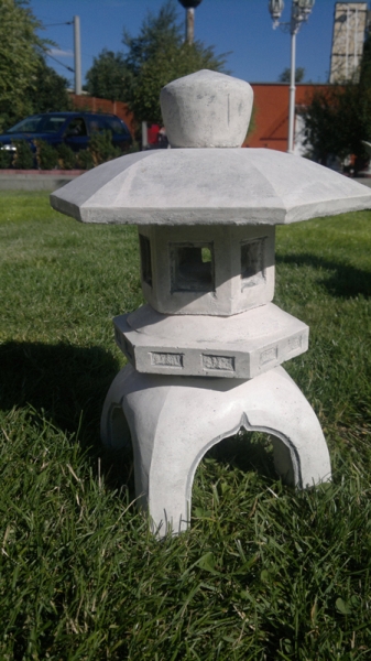 Steinlaterne, Japan Lampe, Feng Shui, Vogelhaus, Skulptur, Teehaus