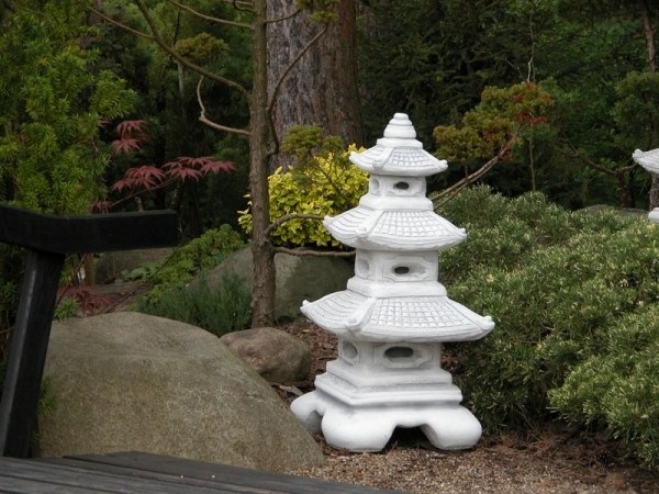 Japan Lampe, Gartendekoration, Skulptur, Steinlaterne