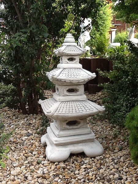 Steinlaterne, Japan Lampe, Feng Shui, Vogelhaus, Skulptur, Teehaus