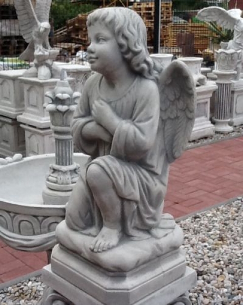 Engel, Steinfigur, Statue, Gartenfigur, Steinguss, Skulptur, Gartendekoration