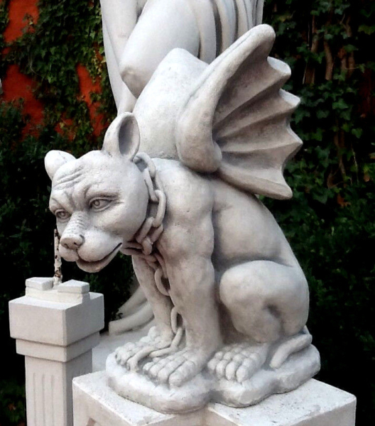 Steinfigur, Gargoyle, Statue, Frostsicher, Steinguss, Gartendeko