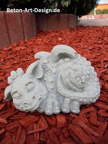 Drache, Skulptur, Steinfigur, Gartenfigur, Gartendekoration, Statue
