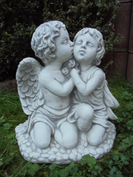 Engel, Steinfigur, Statue, Gartenfigur, Steinguss, Skulptur, Gartendekoration
