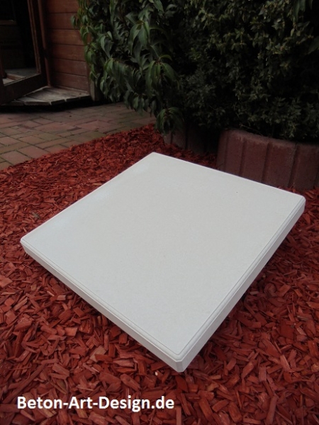 Pfeilerabdeckung / Abdeckplatte, 60 x 60 cm, Park & Gartendekoration, Steinguss