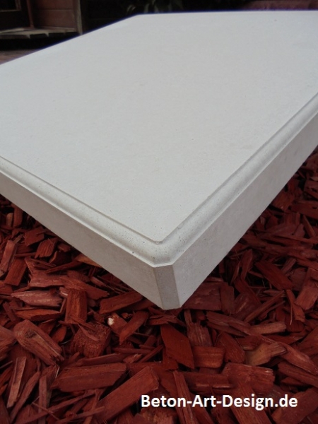 Pfeilerabdeckung / Abdeckplatte, 60 x 60 cm, Park & Gartendekoration, Steinguss