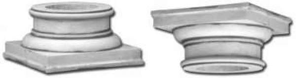 Kapitel, Halbschale, Krönung Säule, Steinsäule, Betonsäule, Säule