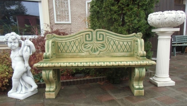 Gartenbank, Steinbank, Betonbank, Parkbank, Gartendekoration
