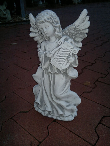 Engel, Steinfigur, Statue, Gartenfigur, Steinguss, Skulptur, Gartendekoration