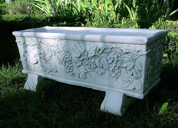 beautiful "flower box with wine decor"