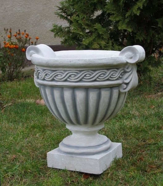 Pflanzschale, Amphore, Steinvase, Pflanztrog, Vase, Gartendekoration